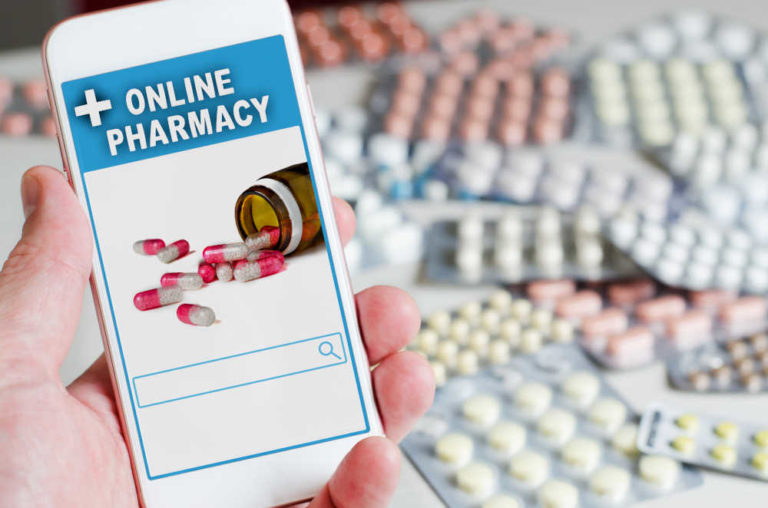 Online pharmacy. Mail order drugs