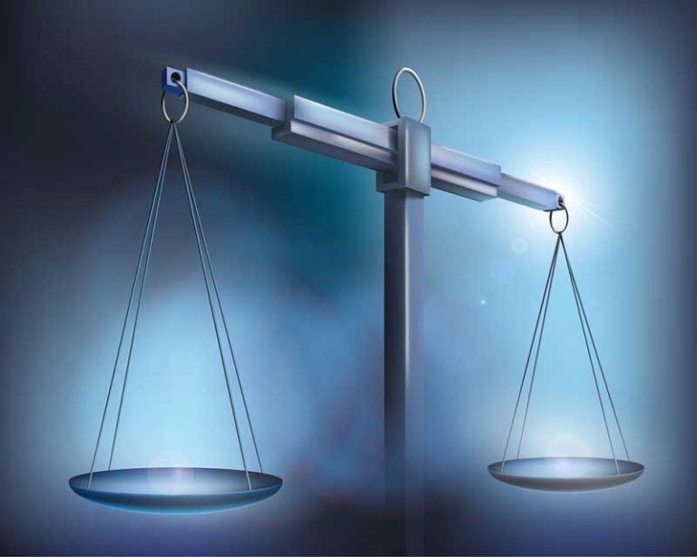scales of justice vector graphic