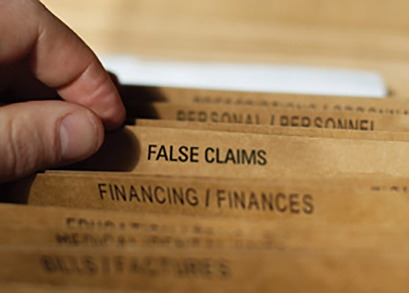 false claims file folder