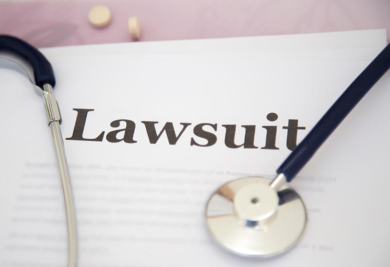 medical malpractice lawsuit concept